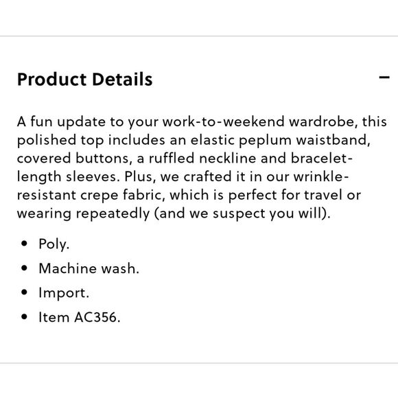 NWT J. Crew Peplum Blouse Satin Backed Crepe - Picture 4 of 6